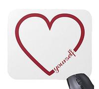 Alfombrilla De Raton Ámate A Ti Mismo Mouse Pad Impermeable Alfombrillas con Base De Goma Mousepad para Pc Hogar Home Office M