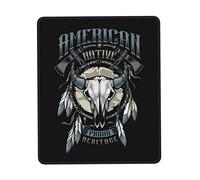 Alfombrilla De Ratón American Native Heritage Mouse Pad Protector Mousepad Antideslizamiento Alfombra Raton para Pc Oficina Ordenador 25X30CM