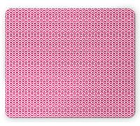 Alfombrilla De Ratón Amor Tema del Amor Formas De Corazón Simples En Elementos Románticos De Pareja con Puntos Redondos Alfombrilla Gaming Cómoda Mouse Pad Pequeña, para Oficina, 25x30cm