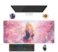 Alfombrilla de ratón Anime Angel Next Door Spoils Me Rotten Shiina Mahiru | Alfombra Gamer XXL (90 x 40 cm) | Base antideslizante + superficie suave | Perfecto para oficina y juegos (3)