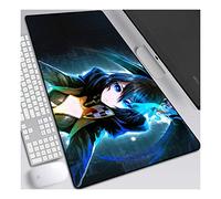 Alfombrilla de ratón Anime Black Rock Shooter de 800x300 mm,alfombrillas para mouse con teclado,alfombrilla de ratón para juegos profesional XXL grande con base de goma de 3 mm de grosor,para PC,G