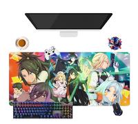 Alfombrilla de ratón Anime Brilliant Healer's New Life in The Shadows | Alfombrilla de ratón impermeable extra grande | Base de goma antideslizante para PC, portátil, e-Sport (3, 35,4" × 15,7" × 0,12