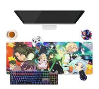Alfombrilla de ratón Anime Brilliant Healer's New Life in The Shadows | Alfombrilla de ratón impermeable extra grande | Base de goma antideslizante para PC, portátil, e-Sport (3, 31,5" × 11,8" × 0,12