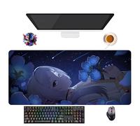 Alfombrilla de ratón Anime Frieren Fern Beyond Journey's End | Alfombra Gamer XXL (90 x 40 cm) | Base antideslizante + superficie suave | Perfecto para oficina y juegos (13)