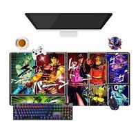 Alfombrilla de ratón Anime JoJo's Bizarre Adventure | Alfombrilla de ratón impermeable extra grande | Base de goma antideslizante para PC, portátil, e-Sport (7, 35,4" × 15,7" × 0,12")