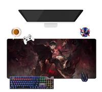 Alfombrilla de ratón Anime Lord of Mysteries | Alfombrilla de ratón impermeable extra grande | Base de goma antideslizante para PC, portátil, e-Sport | Protección de teclado y ratón (1)