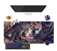 Alfombrilla de ratón Anime Lord of Mysteries | Alfombrilla de ratón impermeable extra grande | Base de goma antideslizante para PC, portátil, e-Sport | Protección de teclado y ratón (7)