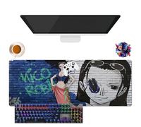 Alfombrilla de ratón Anime One NaMi Nico Robin Piece | Alfombrilla de ratón lavable gigante XL | Enchufe antideslizante + bordes reforzados (2, 31,5" × 11,8" × 0,12")