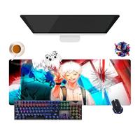 Alfombrilla de ratón Anime Summer Hikaru Died | Alfombrilla de ratón impermeable extra grande | Base de goma antideslizante para PC, portátil, e-Sport (3, 31,5" × 11,8" × 0,12")