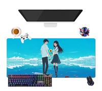 Alfombrilla de ratón Anime Tunnel to Summer | Alfombrilla de ratón impermeable extra grande | Base de goma antideslizante para PC, portátil, e-Sport (1, 35,4" × 15,7" × 0,12")
