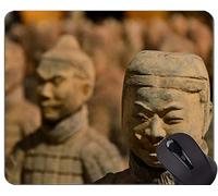 Alfombrilla de ratón Antideslizante, Estatua Estatuas de Buda grande Base de goma antideslizante Mousepad