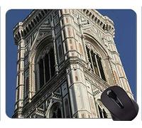 Alfombrilla de ratón Antideslizante para Juegos de Goma, Catedral de Florencia, Buda, Buena y Malvada, Cojines de ratón Personalizados para Juegos con Forma Rectangular