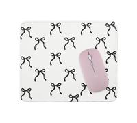 Alfombrilla de ratón antideslizante, suave, bonito cojín con diseño de nudo | Alfombrilla de ratón ergonómica para el hogar, mesa, trabajo, cubículo, dormitorio, tocador, inalámbrico y con cable para