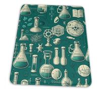 Alfombrilla De Ratón, Antiguo Laboratorio De Química Ciencia Verde Multifuncional Alfombrilla Ratón Eco-Friendly Mouse Mat para Ordenador Oficina Trabajo 25X30cm