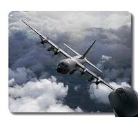 Alfombrilla de ratón antirresbaladiza de Mousepad, Alfombrilla para ratón Lockheed C 130 Hércules, Base de Goma Antideslizante