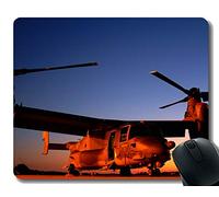 Alfombrilla de ratón antirresbaladiza de Mousepad, V 22 Osprey Que inclina a la aeronave de la aeronave de la aeronave del rotorcraft para el Escritorio de la Oficina o la Estera del ratón del Juego