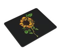 Alfombrilla De Ratón Arte De Calavera Gótica Eres Mi Girasol Alfombrilla Ratón Ordenador Duraderos Moderno Mouse Pad, para Oficina, Ordenador, Hogar, 25x30cm