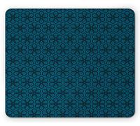 Alfombrilla De Ratón Arte Mosaico Étnico Marroquí con Motivos Flower Geométricos, Estilo Retro Oriental Alfombrilla Ratón Ordenador Duraderos Mouse Pad Pequeña, para Portátil, Hogar, 25x30cm