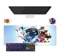 Alfombrilla de ratón Astro Game Bot | Alfombrilla de ratón Gamer XL | Uso Oficina, Estudio y Hogar | Base Antideslizante + Superficie Suave (2, 31,5" × 11,8" × 0,12")