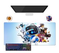Alfombrilla de ratón Astro Game Bot | Alfombrilla de ratón Gamer XL | Uso Oficina, Estudio y Hogar | Base Antideslizante + Superficie Suave (2, 35,4" × 15,7" × 0,12")