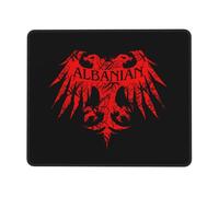 Alfombrilla De Raton Bandera De Albania Alfombrillas Cuadradada Gaming Mousepad Portátil Alfombrillas para Computadora Hogar Pc XL