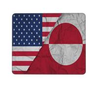 Alfombrilla De Raton Bandera De Groenlandia De Groenlandia, Groenlandia Alfombrillas Antideslizante Alfombrillas Cuadradada Impermeable Alfombrilla Ratón para Pc Home Office Oficina S