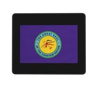 Alfombrilla De Ratón Bandera De La Nación Choctaw Alfombrilla para Computadora con Bordes Cosidos Lavable Mouse Pad, para Hogar, Portátil, Ordenador, 25x30cm