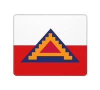Alfombrilla De Ratón Bandera del Séptimo Ejército De Los Estados Unidos Imprimir Alfombrilla De Ratón Duradera Mousepad Tapete Escritorio para Oficina Escritorio Pc 25X30Cm