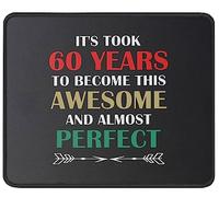 Alfombrilla De Ratón Birthday 60Th Took 60 Years Awesome Funny 60Th Birthday Turning 60 Year Old Mousepad Protector Mouse Pad Duraderos Tapete Escritorio para Oficina Pc Ordenador 25X30CM