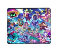 Alfombrilla de ratón Brawl Stars con borde de goma, alfombrilla de escritorio, bloc de notas, alfombrilla de juego multicódigo para ordenadores