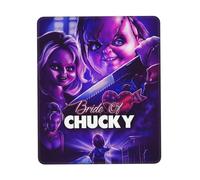 Alfombrilla de ratón Bride Of Chucky con borde cosido, base de goma antideslizante, tejido de licra lavable, compatible con ordenadores y