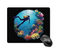 Alfombrilla De Ratón, Buceo En Las Antillas En Los Mares del Caribe Multifuncional Alfombrilla Raton Professional Gaming Mouse Pad para Pc Ordenador Oficina 25X30cm