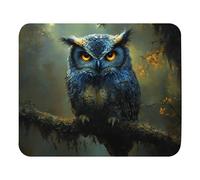 Alfombrilla De Ratón Búho Viejo Y Sabio Posado En Una Rama Cubierta De Musgo Alfombrilla Gaming para Ratón Suave Alfombrilla De Ratón Duradera Protector Escritorio para Mac Escritorio Pc 25X30Cm