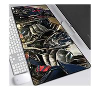 Alfombrilla de ratón Bungo Stray Dogs Anime Extended XXL, Alfombrilla de ratón Speed Gaming, Alfombrilla de ratón Grande Anime de 800x300 mm con Base de Goma Antideslizante, para computadora PC, B