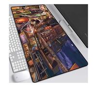 Alfombrilla de ratón Bungo Stray Dogs Anime Extended XXL, alfombrilla de ratón Speed Gaming, alfombrilla de ratón grande Anime de 800x300 mm con base de goma antideslizante, para computadora PC, F