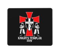 Alfombrilla De Raton Caballeros Templarios 1119 Cruzado Deus Mousepad Superficie Antipolvere Alfombrillas con Base De Goma Alfombrilla Ratón para Computadora Pc Home Office S