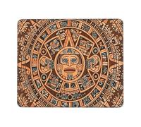 Alfombrilla De Ratón Calendario Azteca Piedra Solar Maya Suave Mousepad Antideslizante Tapete Escritorio para Ordenador Trabajo Accesorio 10X12In