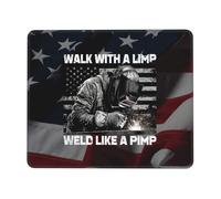 Alfombrilla De Ratón Camina con Una Soldadura Flácida como Un Proxeneta Alfombrilla Ratón Ordenador Duraderos Antideslizante Mouse Pad, para Portátil, Hogar, Ordenador, 25x30cm