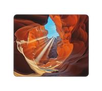 Alfombrilla De Ratón Cañón del Antílope Duradero Alfombrilla Escritorio Portátil Tapete Escritorio para Mac Gamer Ordenador 10X12In