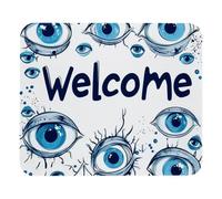 Alfombrilla De Ratón, Cartas De Bienvenida De Blue Eyes Multifuncional Alfombrilla Gaming Ergonómico Tapete De Juego para Ordenador Pc Oficina 25X30Cm