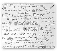 Alfombrilla De Ratón Ciencia Geek Cultura Nerd Estilo De Escritura A Mano Física Matemáticas Fórmula Educativo Alfombrilla Gaming Cómoda Antideslizante Mouse Pad, para Hogar, Oficina, 25x30cm