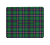 Alfombrilla de ratón Clan Young Tartan con Borde de Goma Suave y Bonita, 7,9 x 9,5 Pulgadas