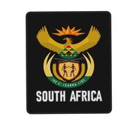 Alfombrilla De Ratón Coat of Arms of South Africa Emblem Mousepad Duraderos Tapete Escritorio Antideslizamiento Alfombra Raton para Oficina Ordenador Pc 25X30CM