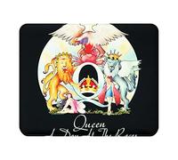 Alfombrilla de ratón con aspecto de piel Queen Freddy Mercury A Day at The Races Rock 80's - 22 x 18 cm