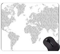 Alfombrilla de ratón con borde de bloqueo, Cartografía Personalizada Rectángulo Gaming Mouse Pads Alfombrillas de ratón US0108