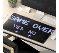 Alfombrilla de ratón con citas divertidas Game Over: Choose Your Path, accesorios de escritorio Kawaii, divertidas alfombrillas de mouse para escritorio