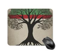 Alfombrilla de ratón con diseño de bandera palestina del árbol de la vida, alfombrilla de ratón para juegos, alfombrilla de mouse para juegos, alfombrilla de mouse para escritorio para mujer