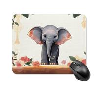 Alfombrilla de ratón con diseño de elefante de la suerte, alfombrilla de ratón para juegos, bonita alfombrilla de mouse para escritorio para mujer, alfombrilla de mouse grande para escritorio de viaje