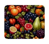 Alfombrilla de ratón con diseño de hojas de calabaza de Acción de Gracias, 21,1 cm x 24,9 cm, base de goma antideslizante, diseño cuadrado para