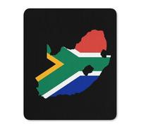 Alfombrilla de ratón con diseño de mapa de la bandera de Sudáfrica, alfombrilla antideslizante para teclado y laptop, protectores de escritorio de 7 x 8.5 8 x 10 10 x 12 pulgadas